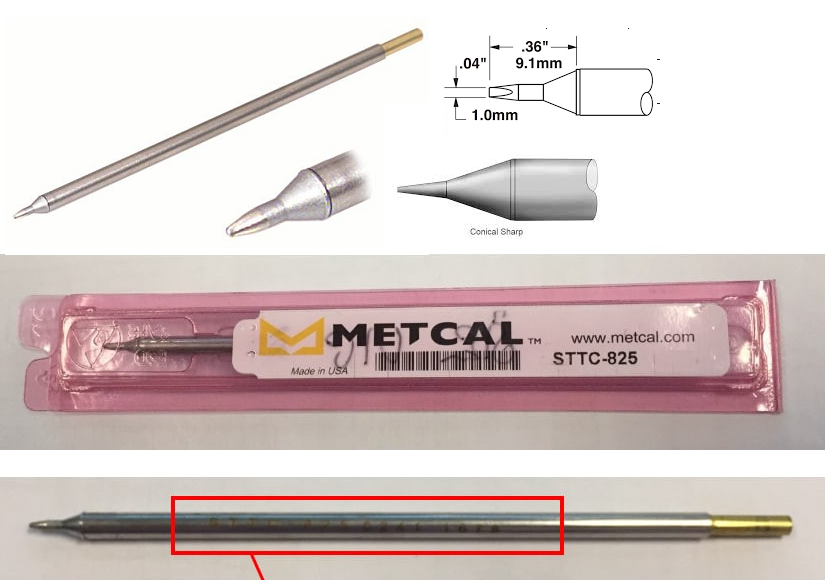 Metcal mũi hàn STTC-825